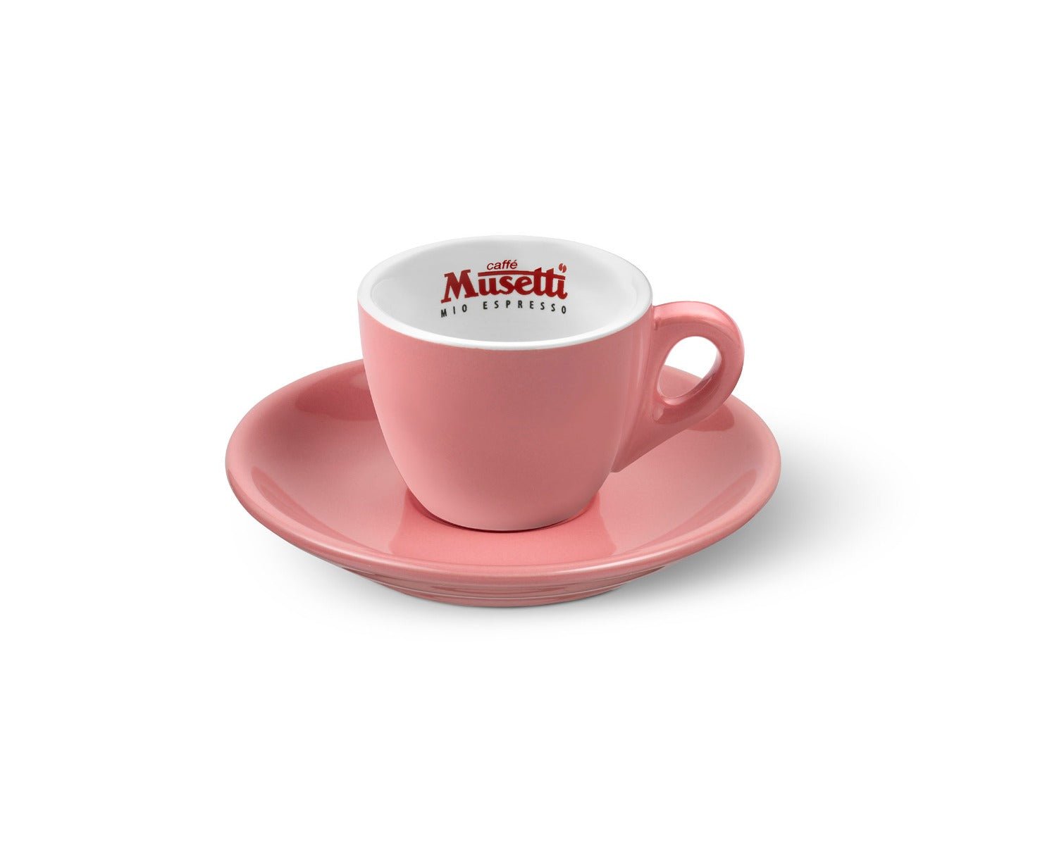 6 tazze caffè colorate con logo Musetti - Musetti shop