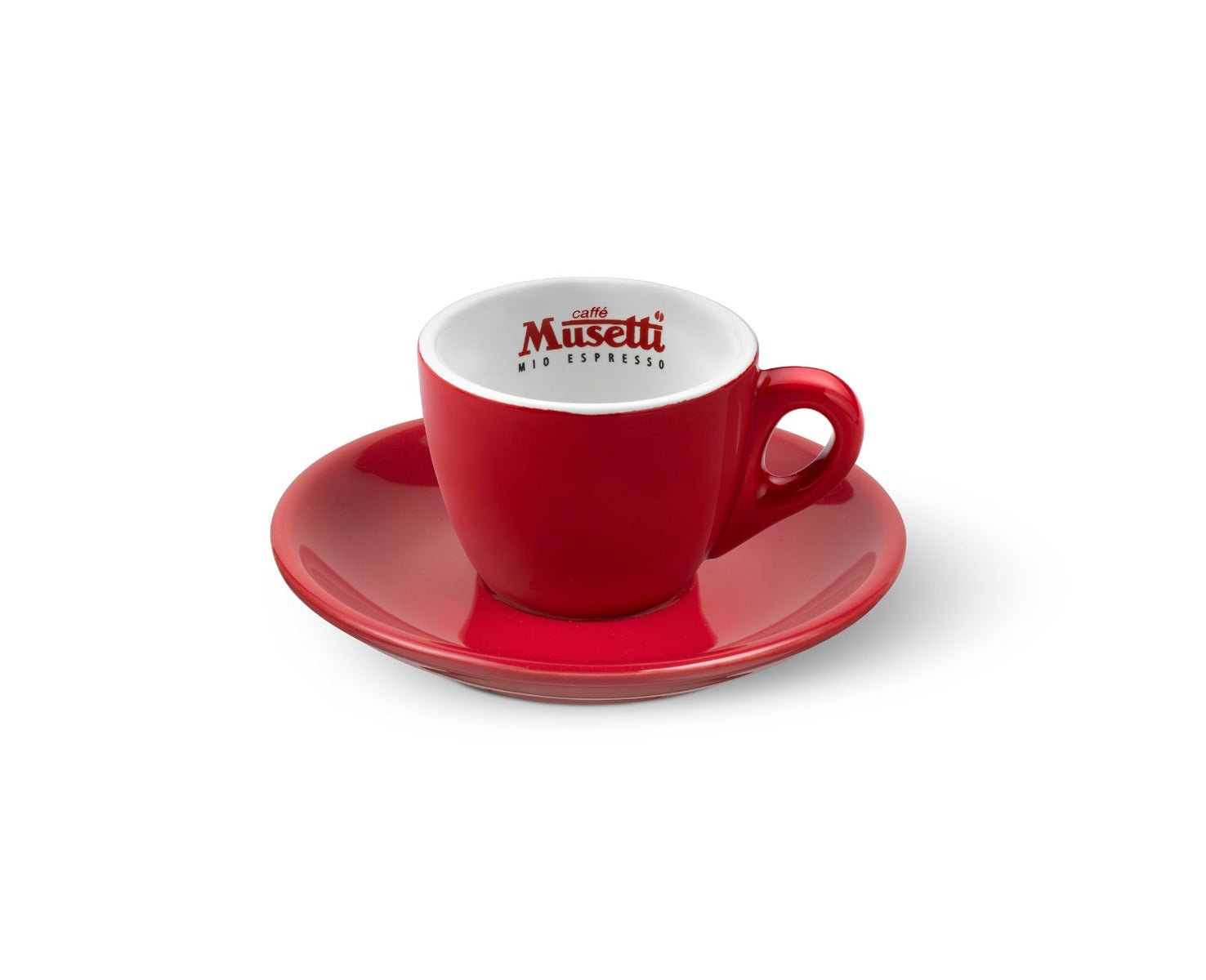 6 tazze caffè colorate con logo Musetti - Musetti shop
