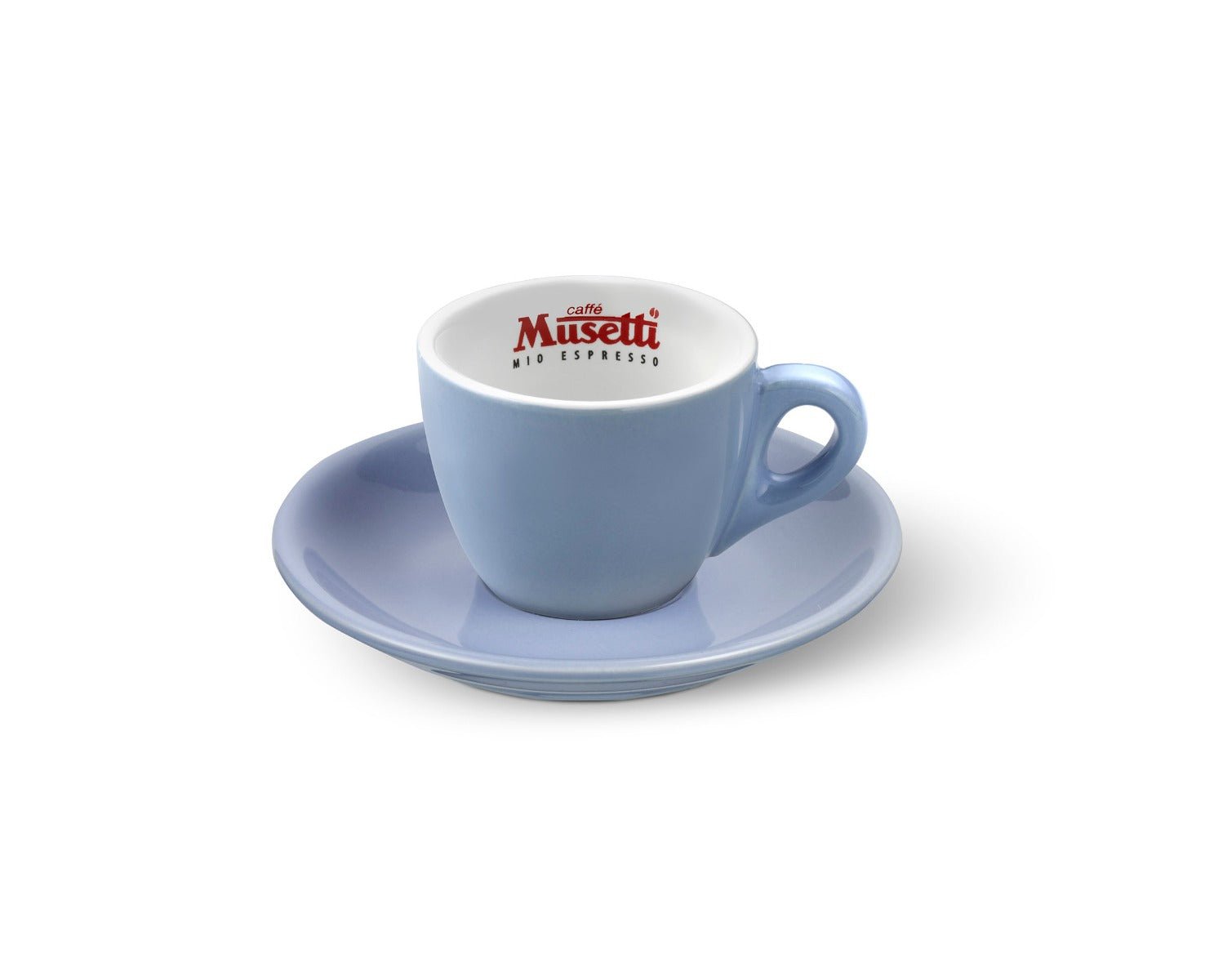 6 tazze caffè colorate con logo Musetti - Musetti shop