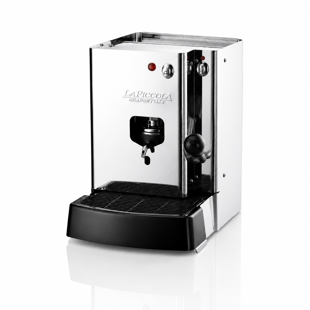 La Piccola Sara Inox - Macchina da caffè in cialde + 18 cialde di caffè Musetti OMAGGIO