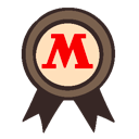 Icona medaglia o stella con testo “Qualità” per sottolineare standard elevati.