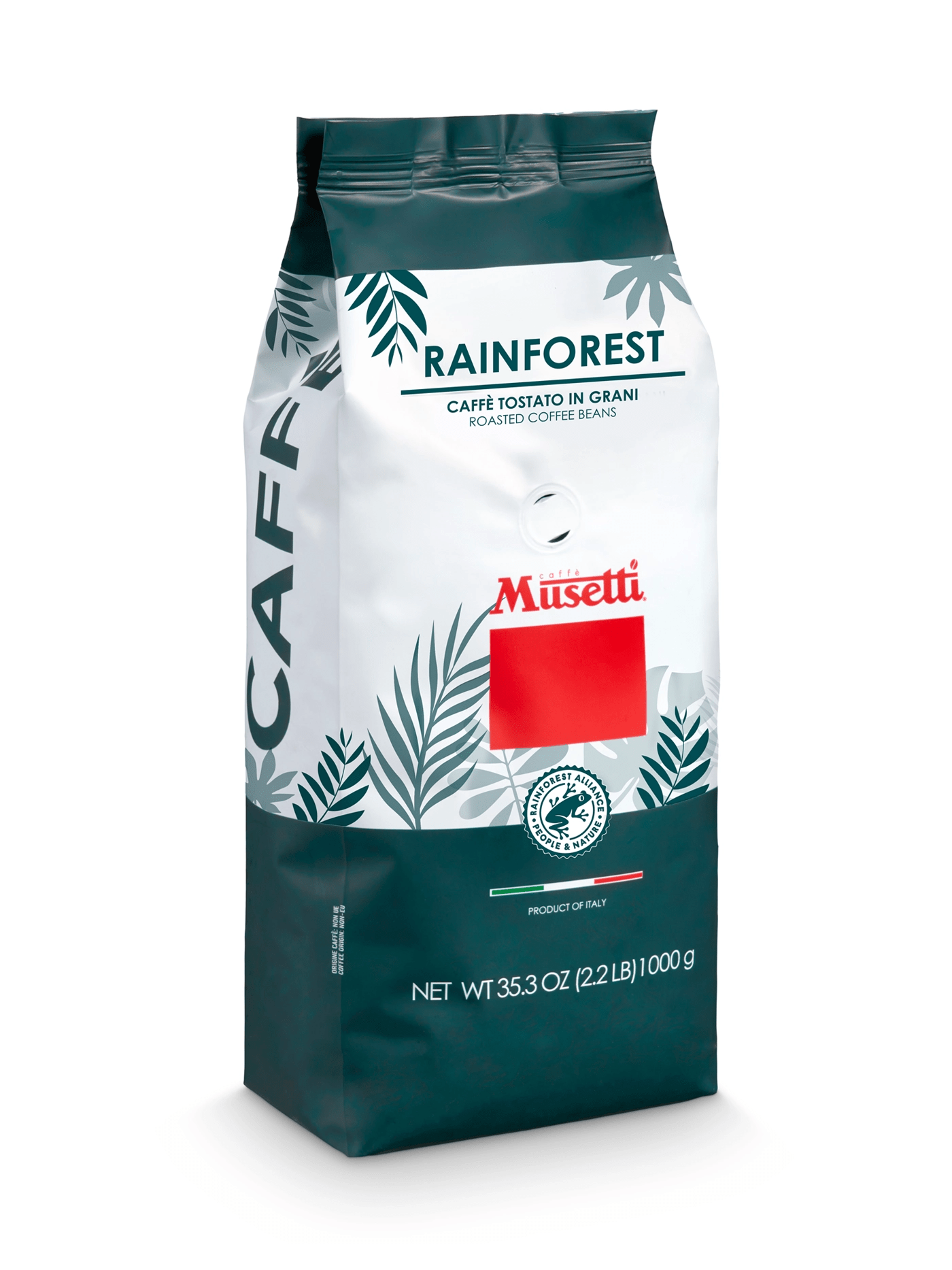 Caffè in grani Musetti, 1kg - miscela Rainforest - Musetti shop