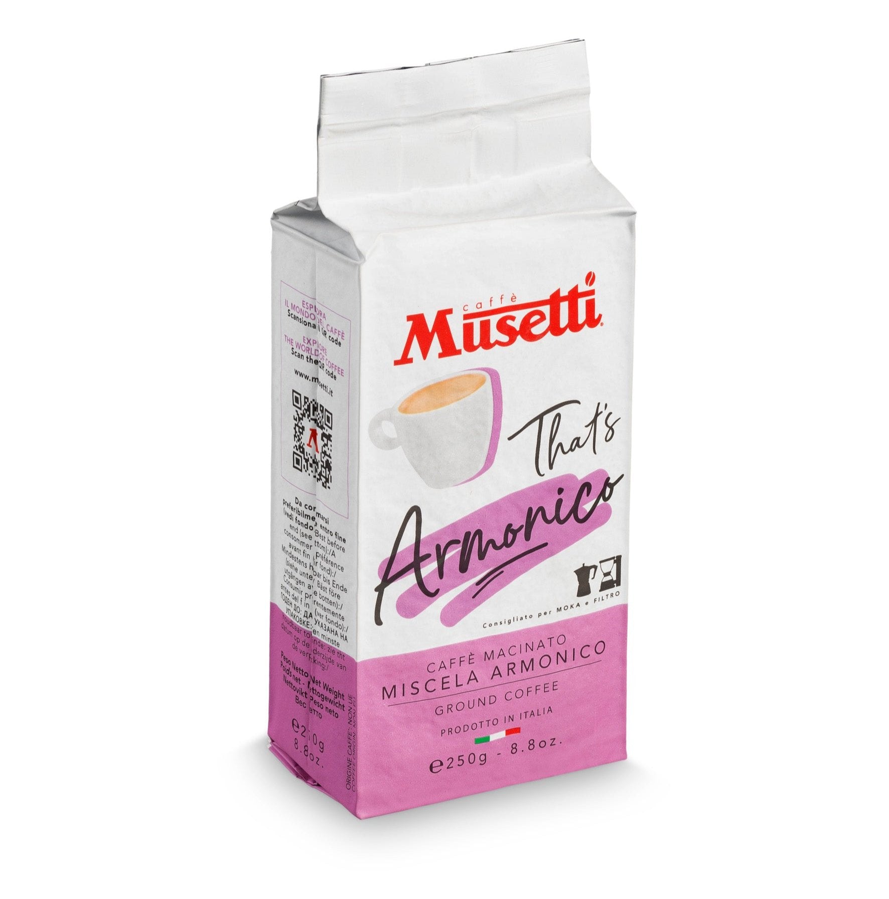 Caffè macinato Musetti - miscela Armonico 250g - Musetti shop