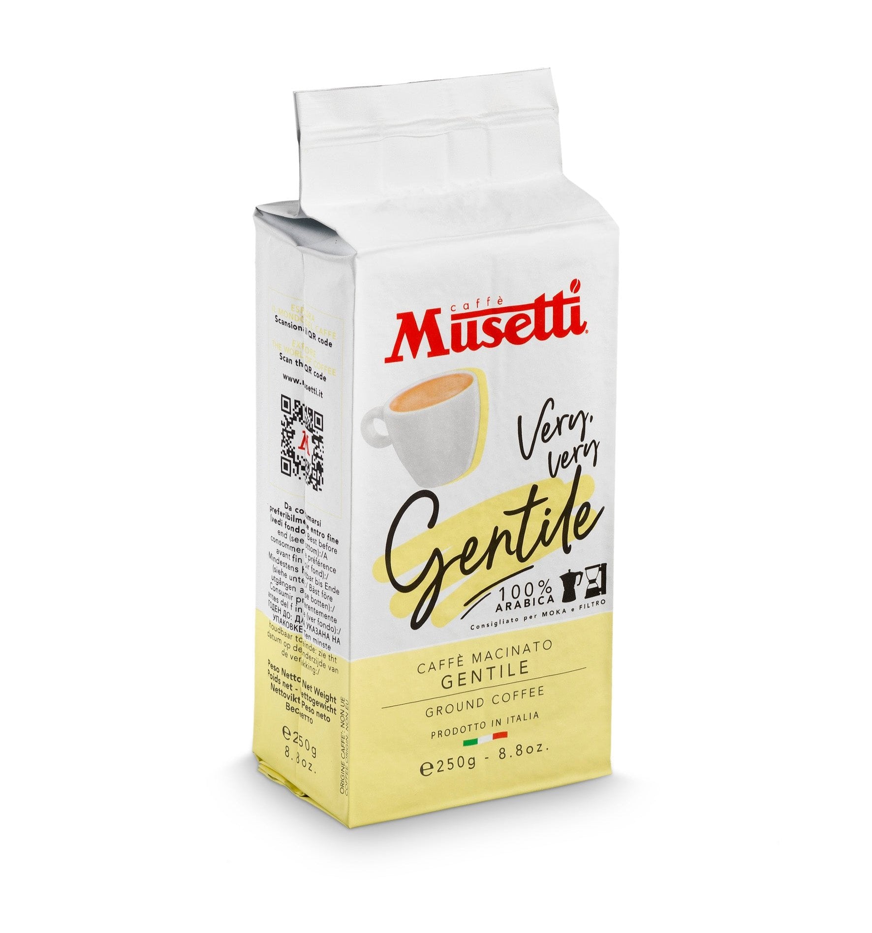 Caffè macinato Musetti - miscela Gentile 250g - Musetti shop