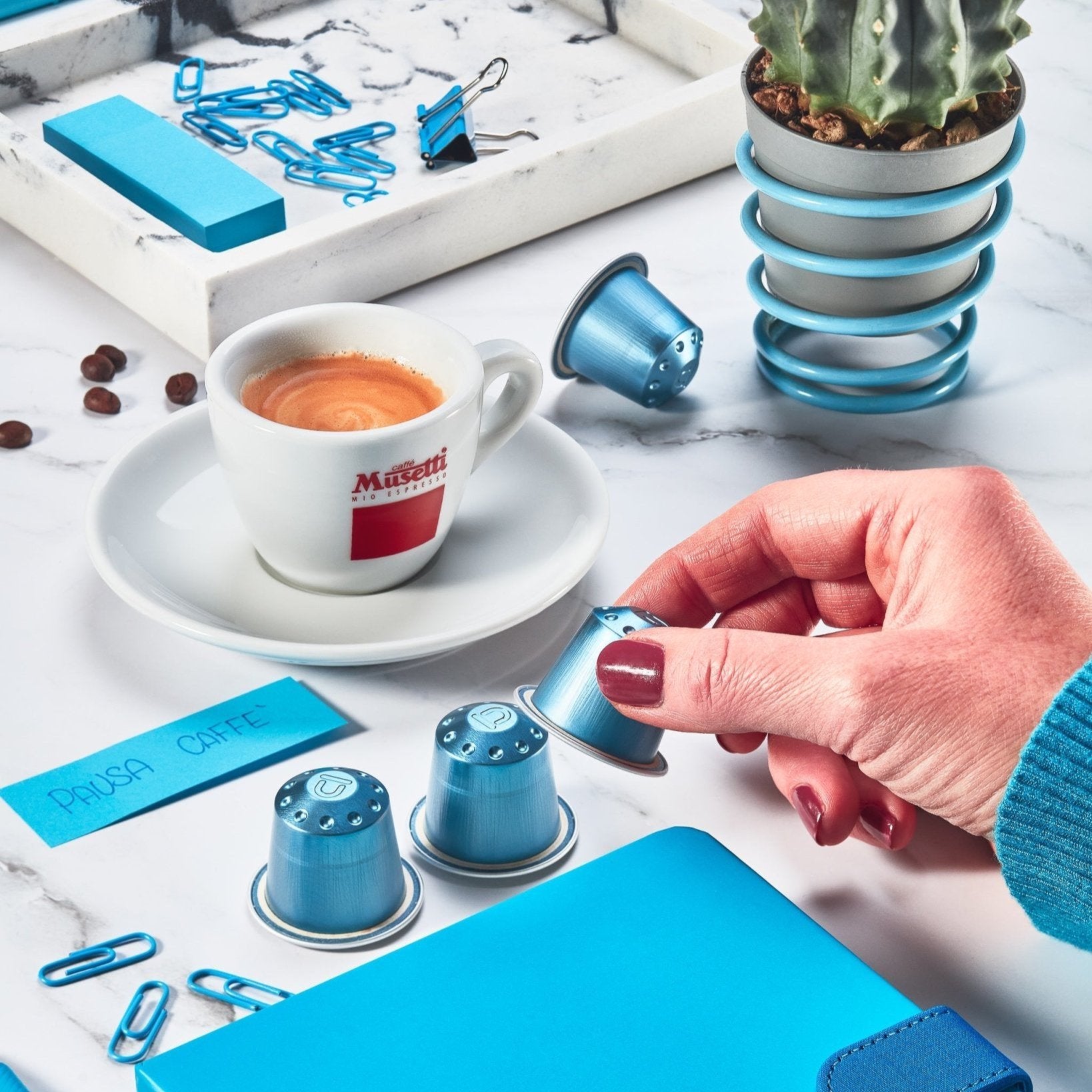 Capsule di caffè in Alluminio Musetti Compatibili Nespresso* - miscela Deca - Musetti shop