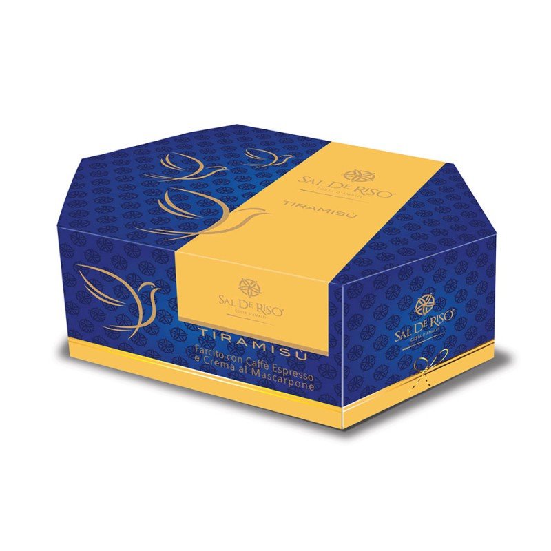 Colomba al Tiramisù Sal De Riso, 1kg - con Crema al Mascarpone e Caffè - Musetti shop