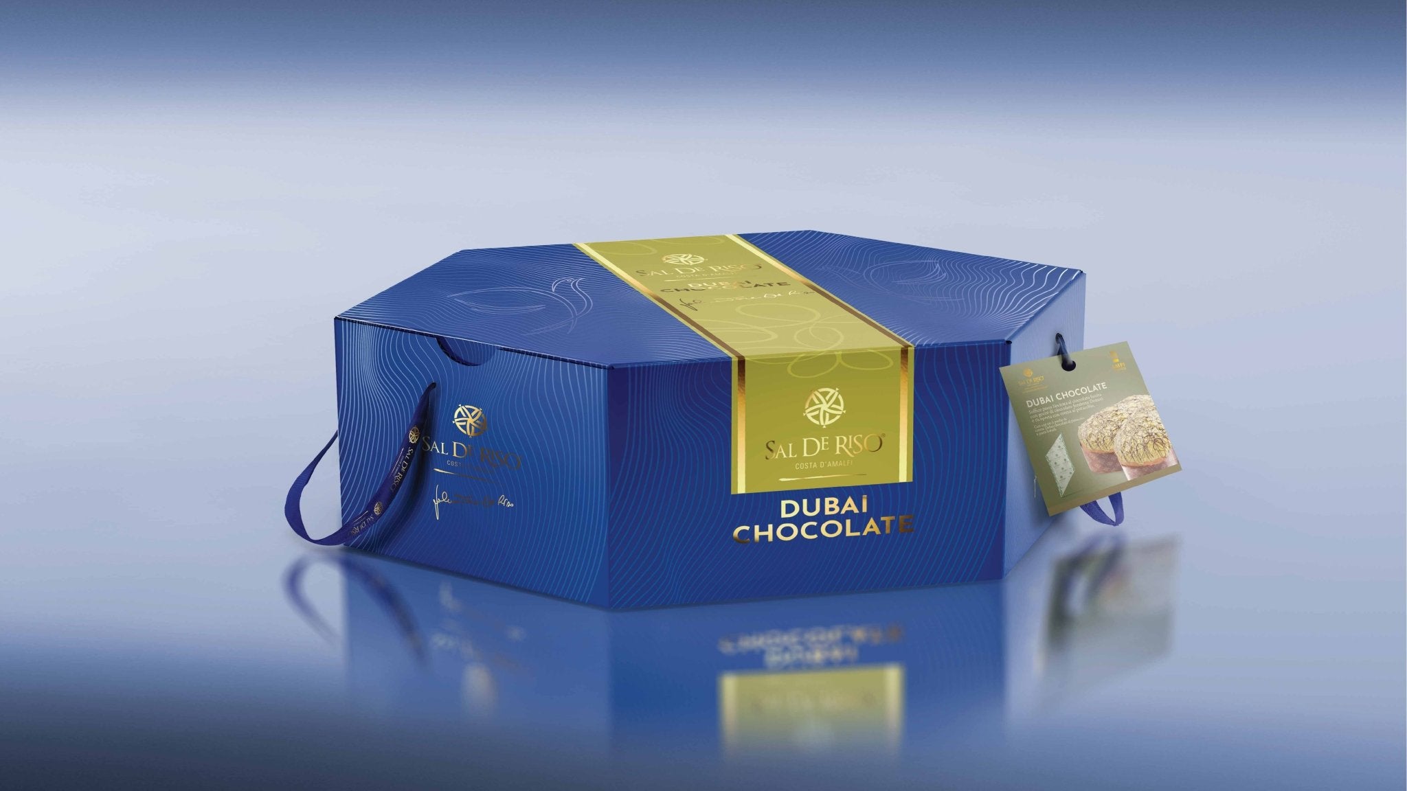 Colomba Dubai Chocolate Sal De Riso 1 kg con crema al pistacchio - Musetti shop