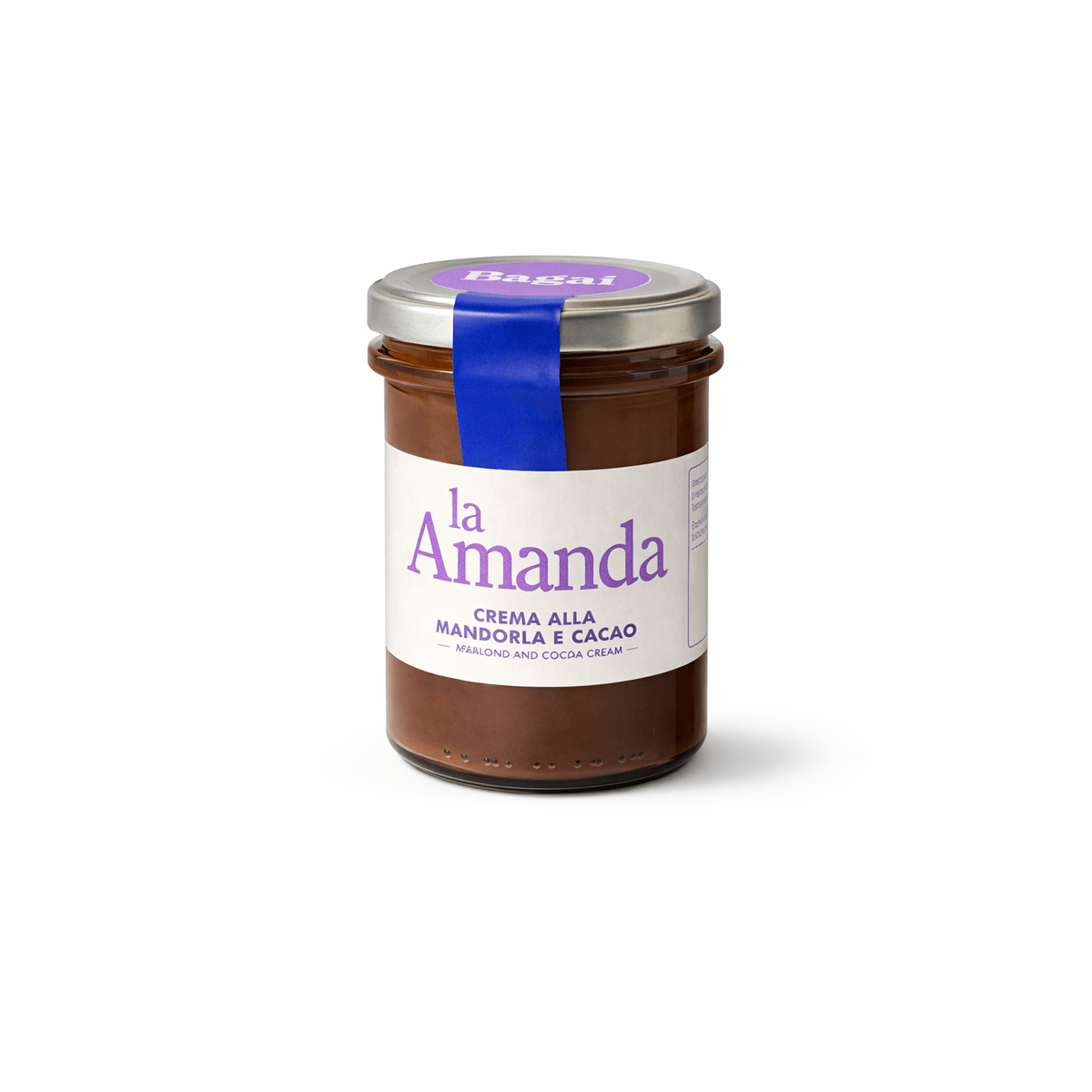 La Amanda – Crema da spalmare alla mandorla e cacao - Musetti shop