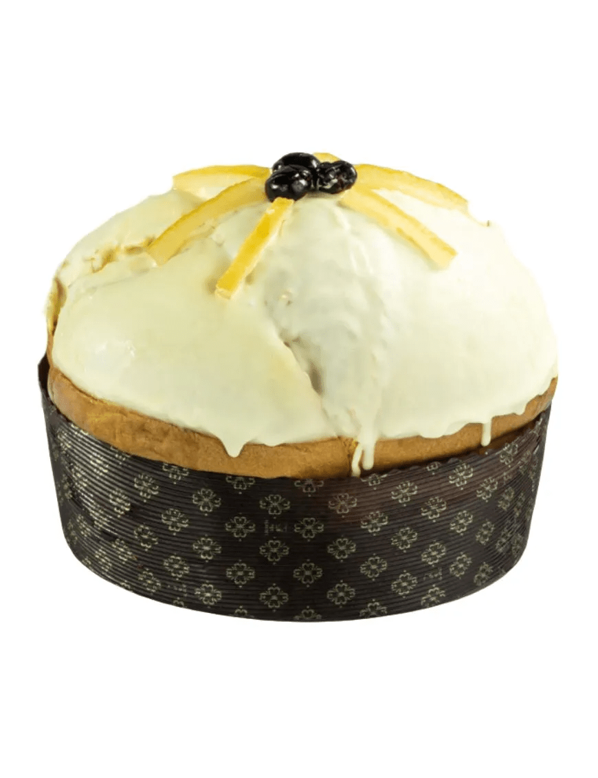 Panettone Amarena e Limoncello Bonfissuto, 1kg – con Crema al Limoncello e Glassa al Cioccolato Bianco - Musetti shop