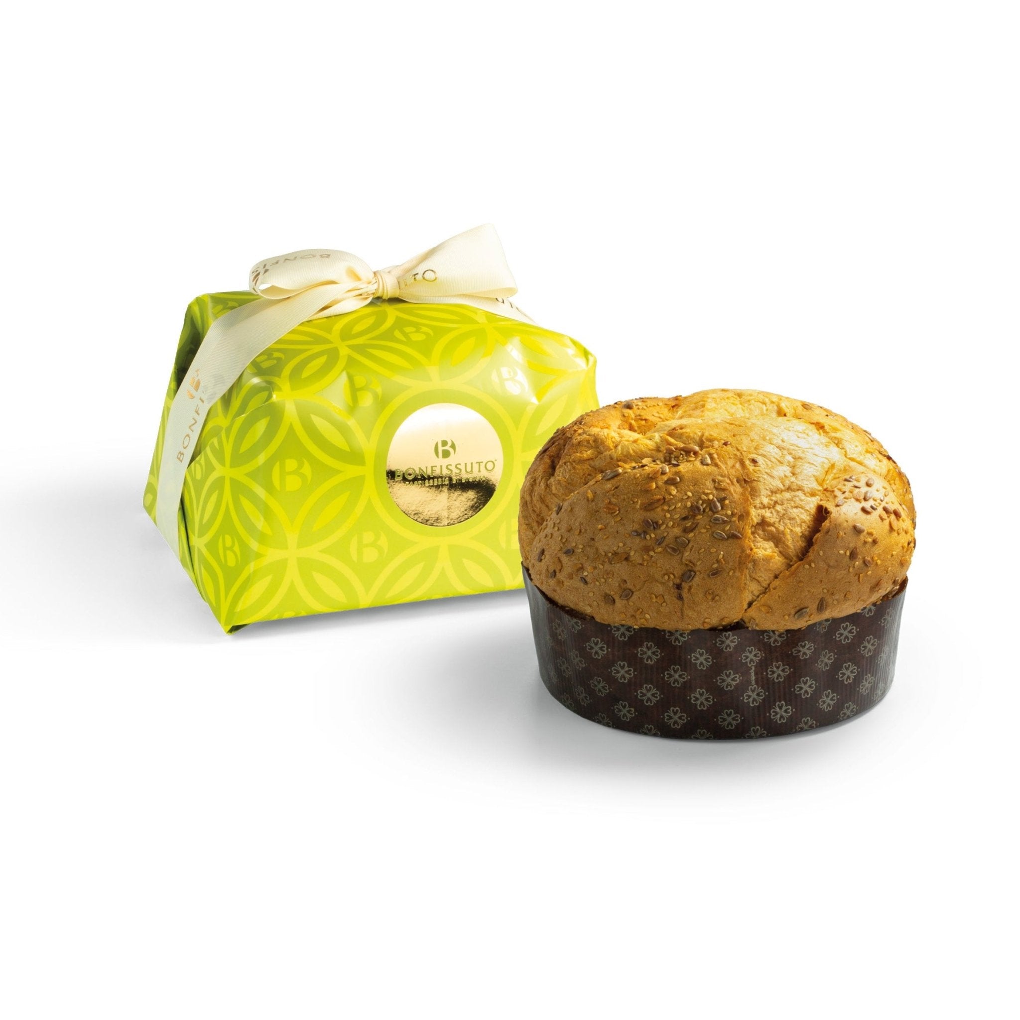 Panettone Olio e Limone Bonfissuto, 1kg – con Olio Extravergine d’Oliva e Limone Candito - Musetti shop