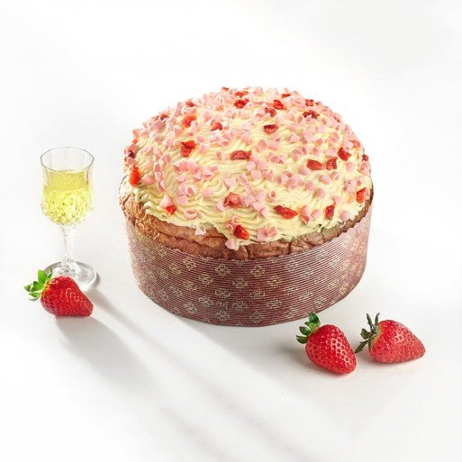 Panettone Stregato Sal De Riso, 1kg – con Crema allo Strega Alberti e Fragole Candite - Musetti shop