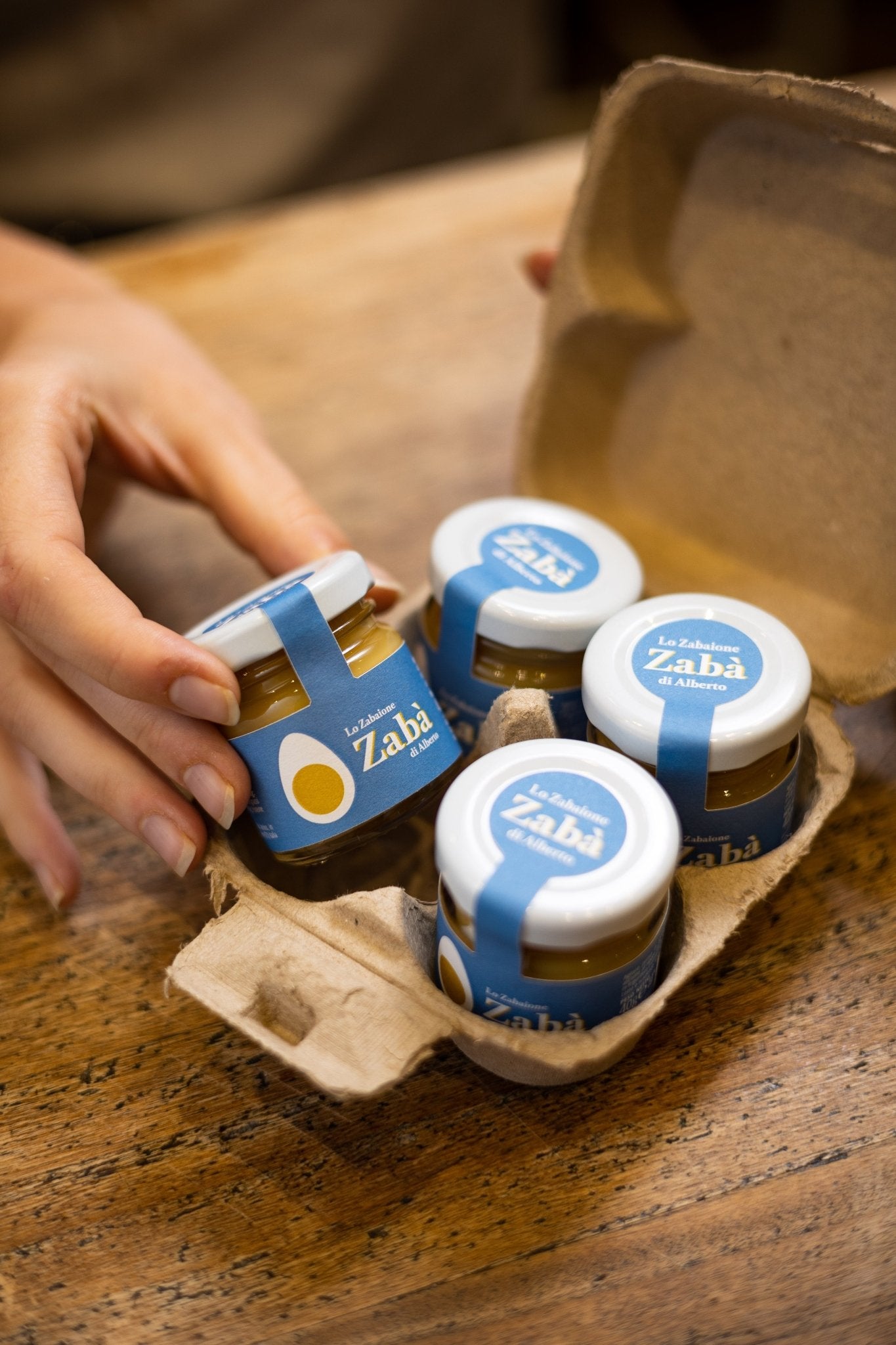 Zabà Classico Mini al Marsala, 4x40g – Zabaione Artigianale in Portauova - Musetti shop