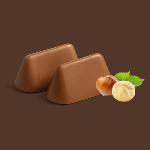 Gianduiotti Musetti, boîte de 100 – Chocolats au lait et noisettes Gianduia