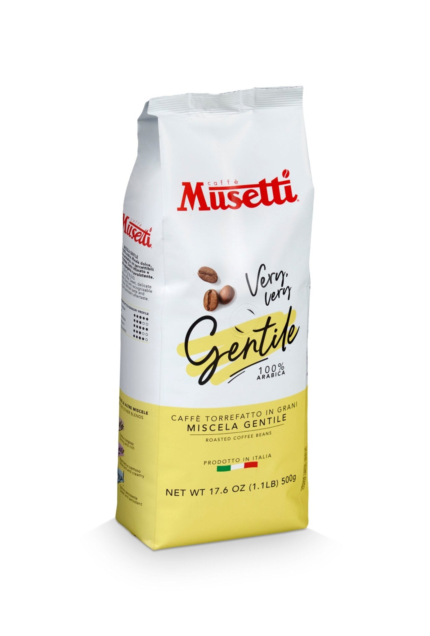 CAFFÈ IN GRANI GENTILE 0,5 KG - Musetti shop