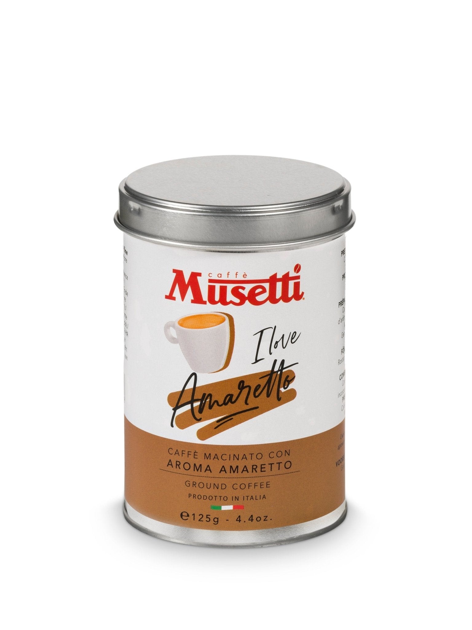 Caffè Macinato Musetti - Aroma Amaretto 125g - Musetti shop