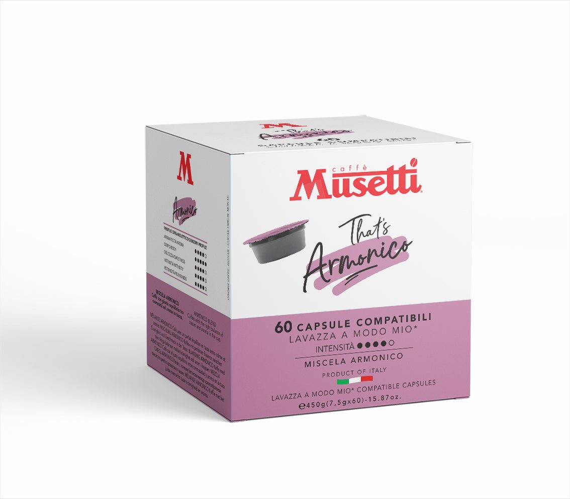 CAPSULE COMPATIBILI LAVAZZA A MODO MIO® ARMONICO 60 PZ - Musetti shop