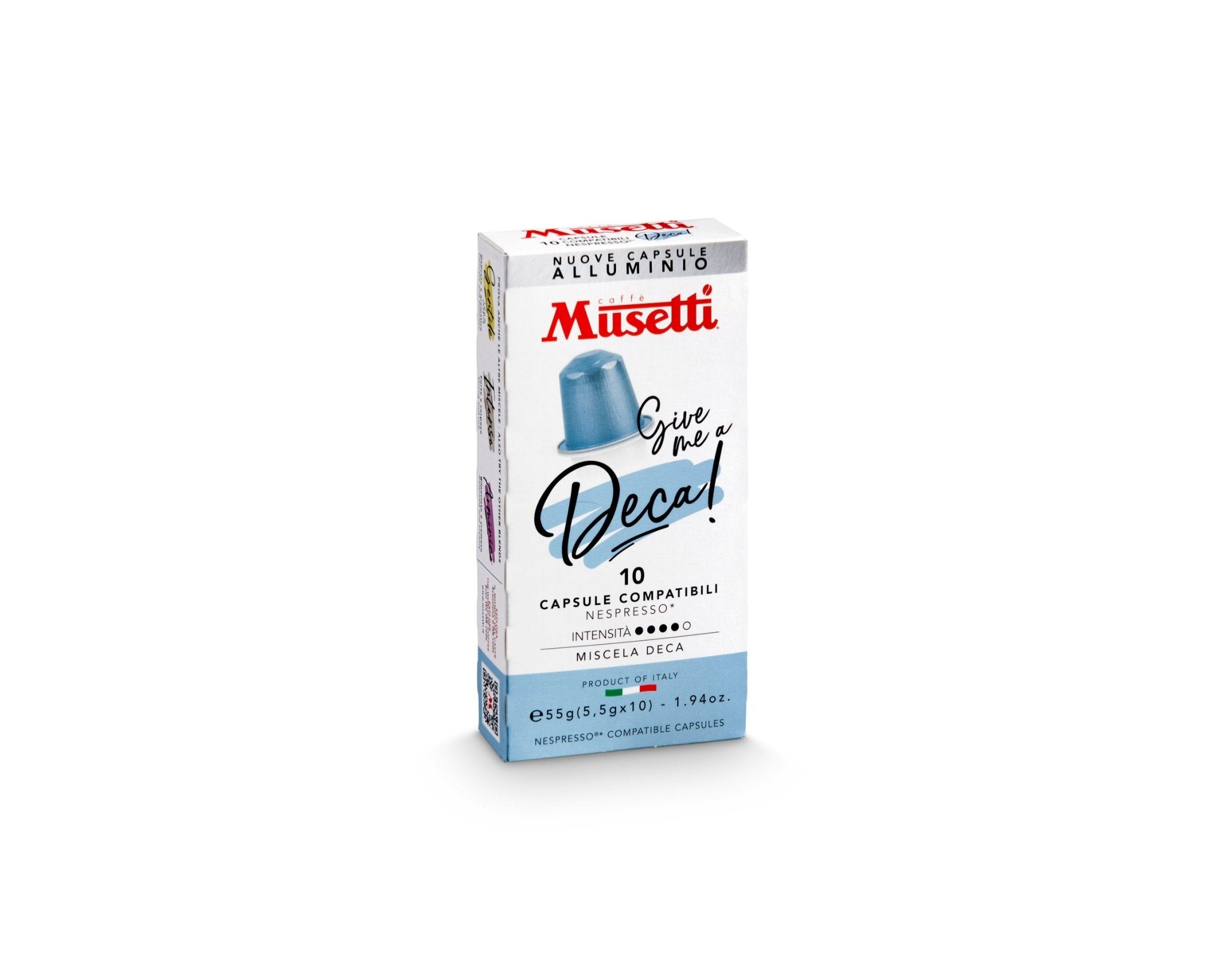 CAPSULE IN ALLUMINIO COMPATIBILI CON MACCHINE NESPRESSO* 10 PZ DECA - Musetti shop