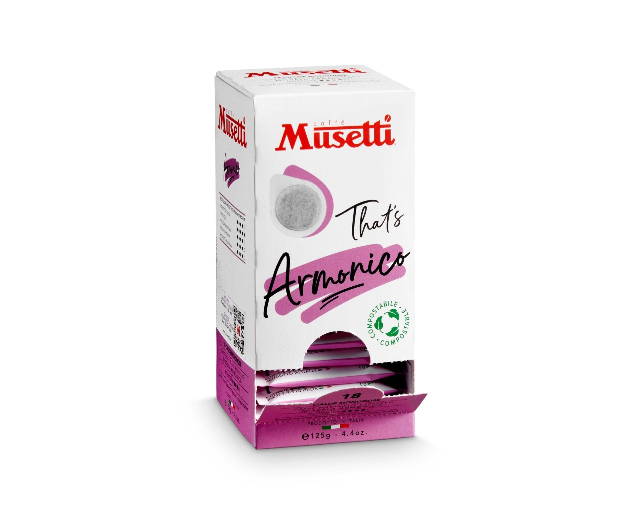 CIALDE COMPOSTABILI ARMONICO 18 PZ - Musetti shop