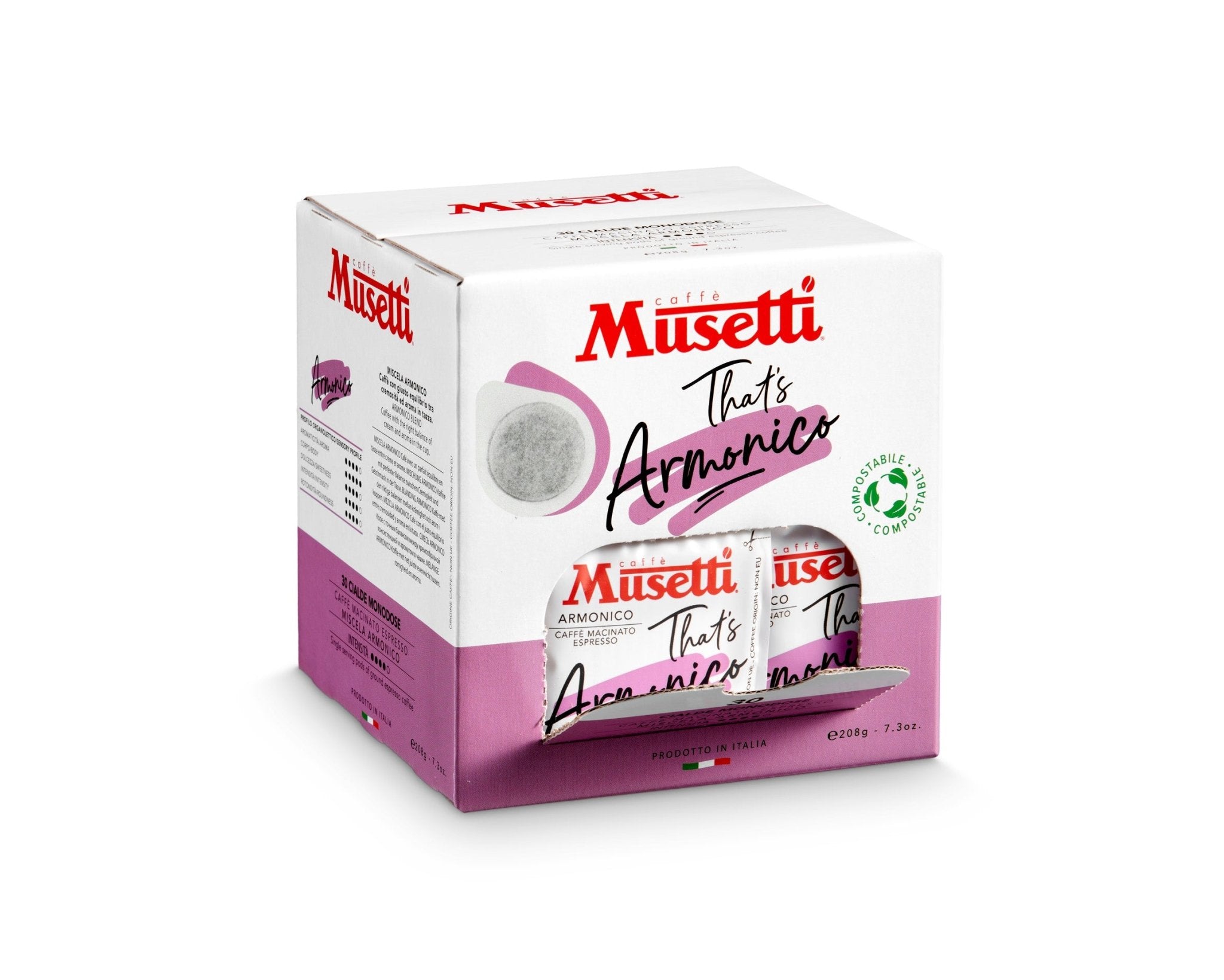 CIALDE COMPOSTABILI ARMONICO 30 PZ - Musetti shop