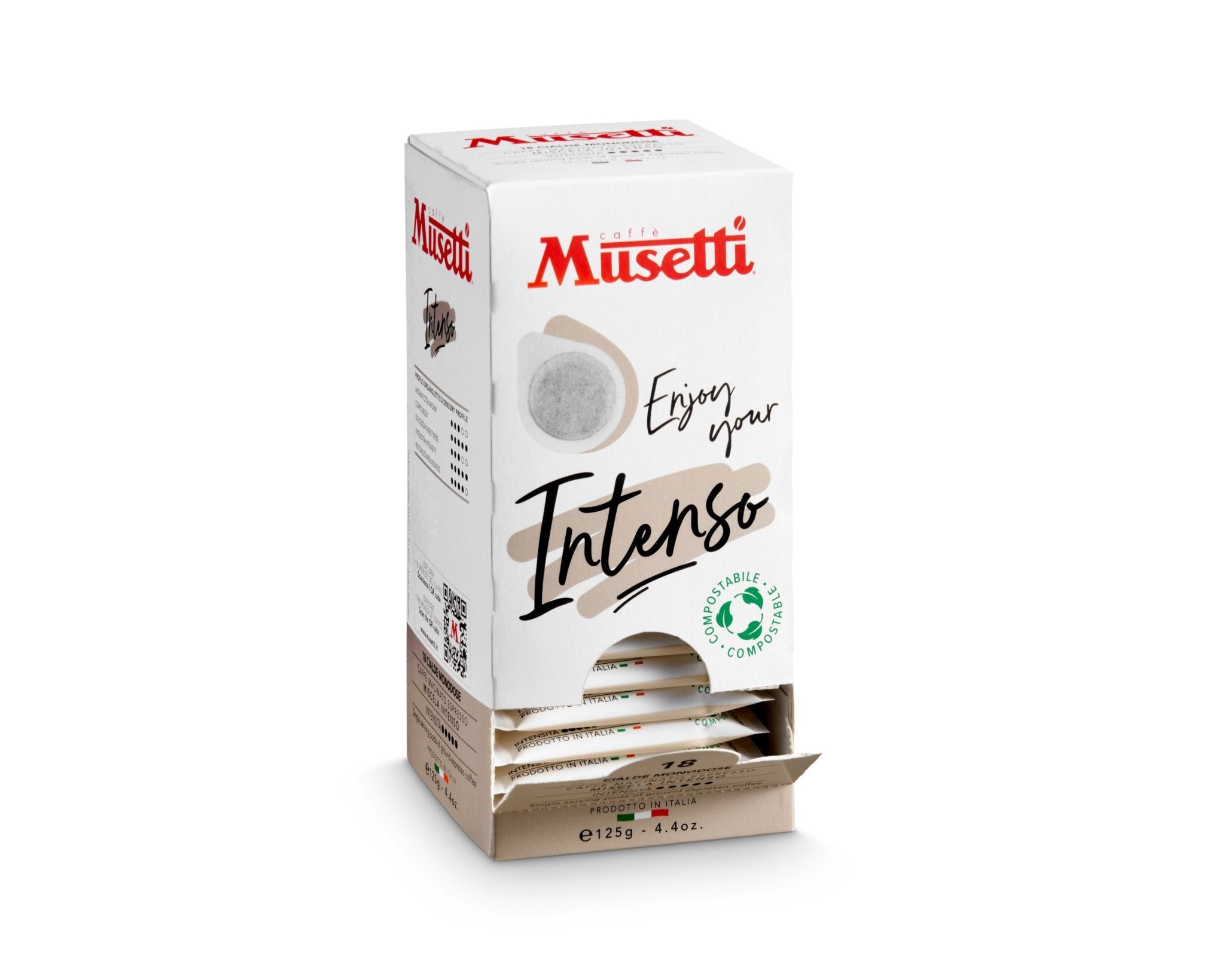 CIALDE COMPOSTABILI INTENSO 18 PZ - Musetti shop