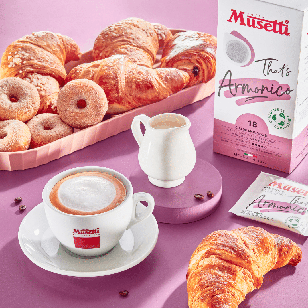 CIALDE DI CAFFÈ COMPOSTABILI MUSETTI - MISCELA ARMONICO - Musetti shop