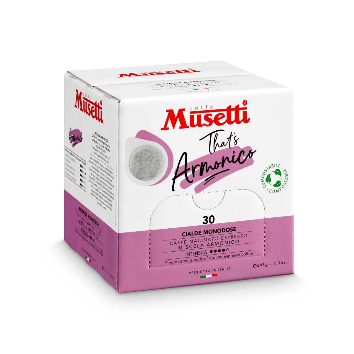 Cialde di caffè compostabili Musetti - miscela Armonico - Musetti shop