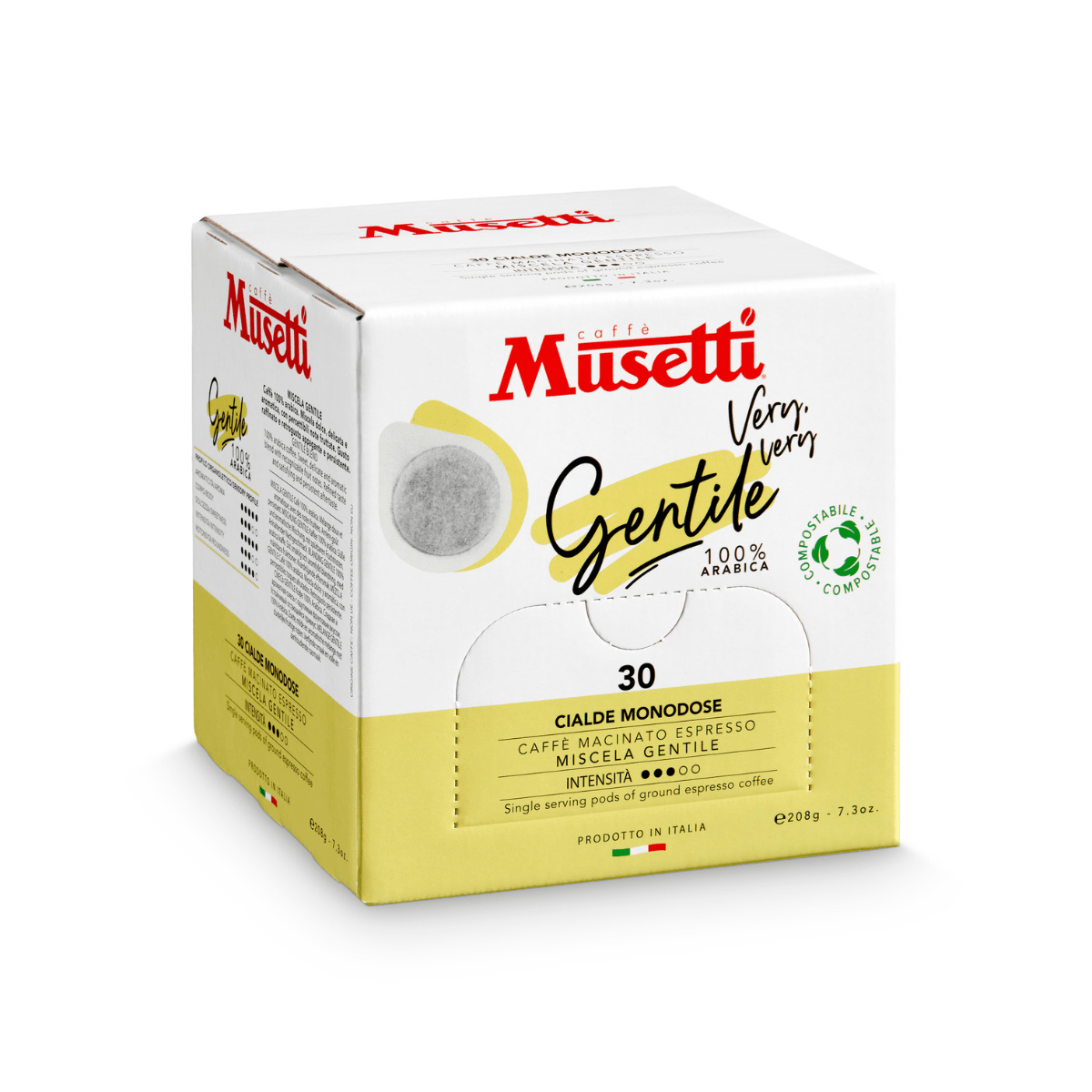 Cialde di caffè compostabili Musetti - miscela Gentile - Musetti shop