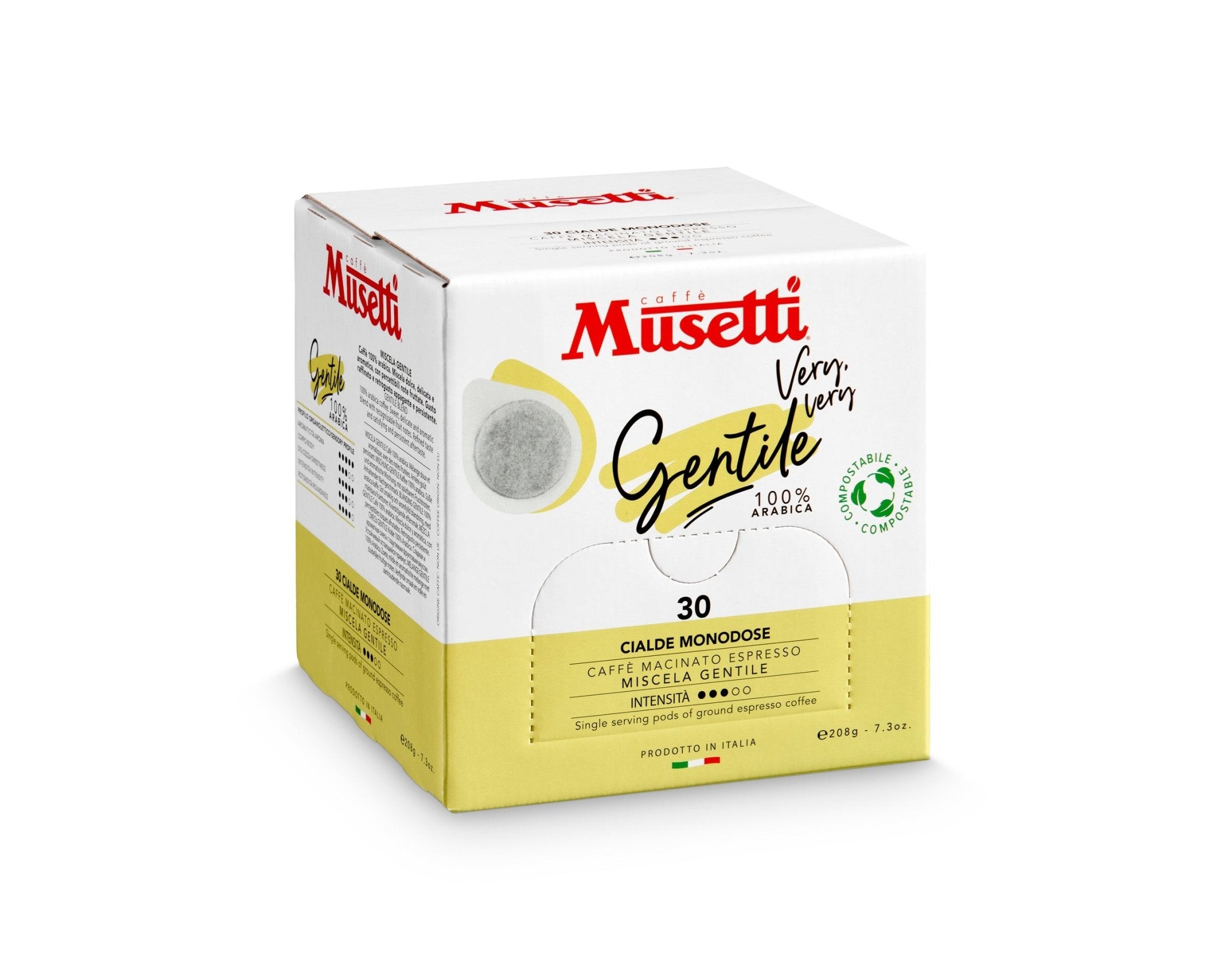 Cialde di caffè compostabili Musetti - miscela Gentile - Musetti shop