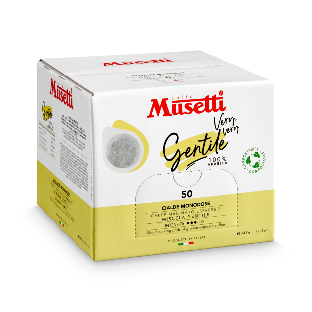 Cialde di caffè compostabili Musetti - miscela Gentile - Musetti shop