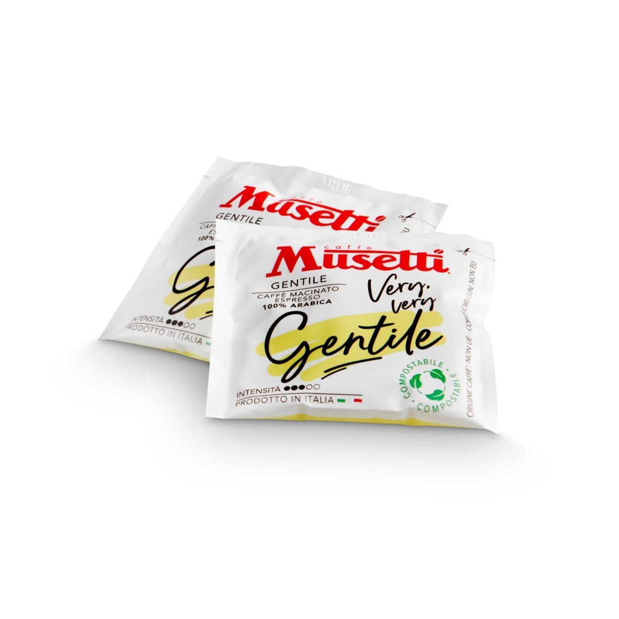 Cialde di caffè compostabili Musetti - miscela Gentile - Musetti shop