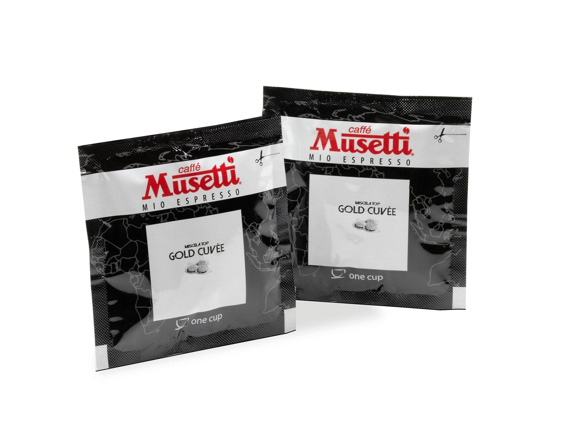 Cialde di caffè compostabili Musetti - miscela Gold Cuvée 150 pz - Musetti shop