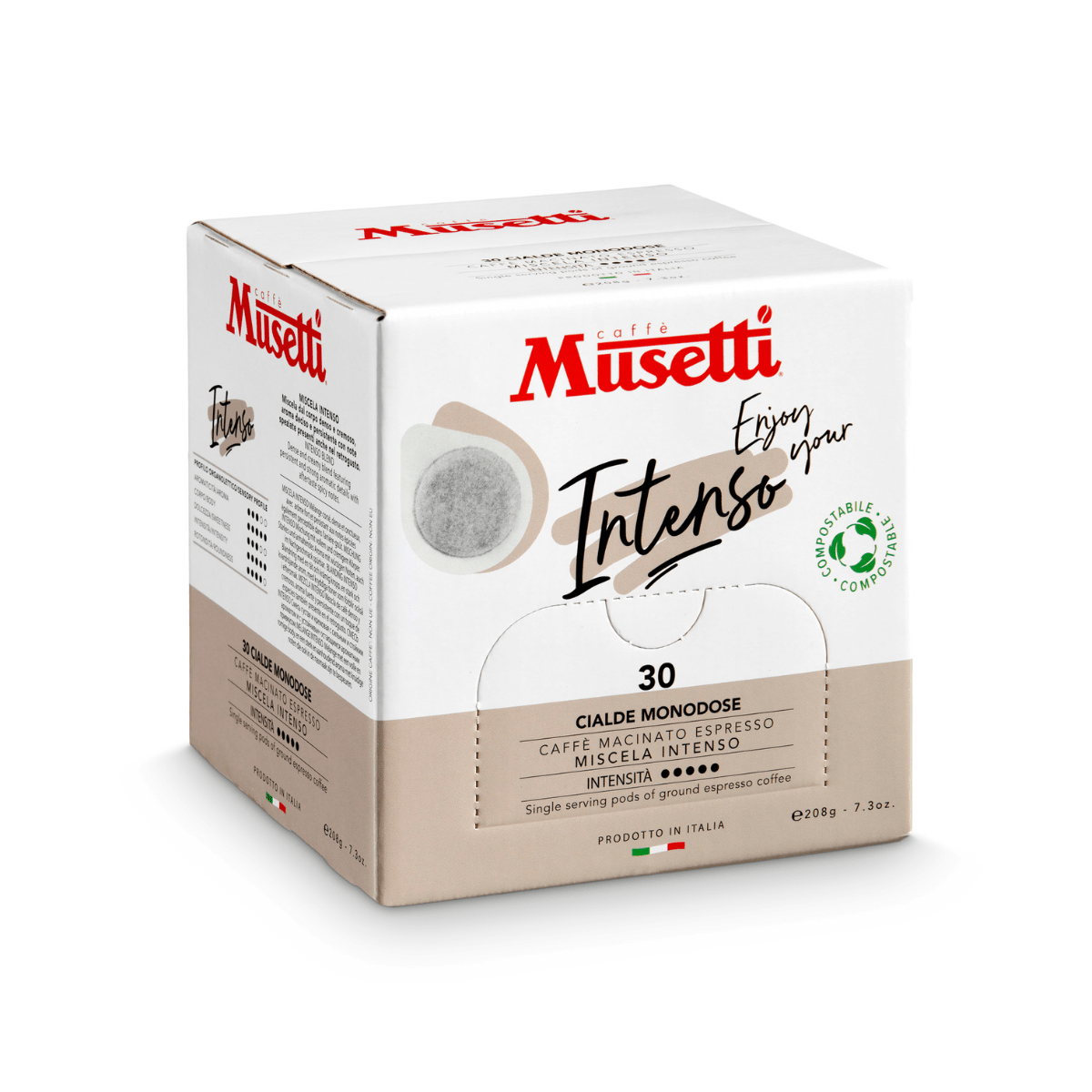 Cialde di caffè compostabili Musetti - miscela Intenso - Musetti shop