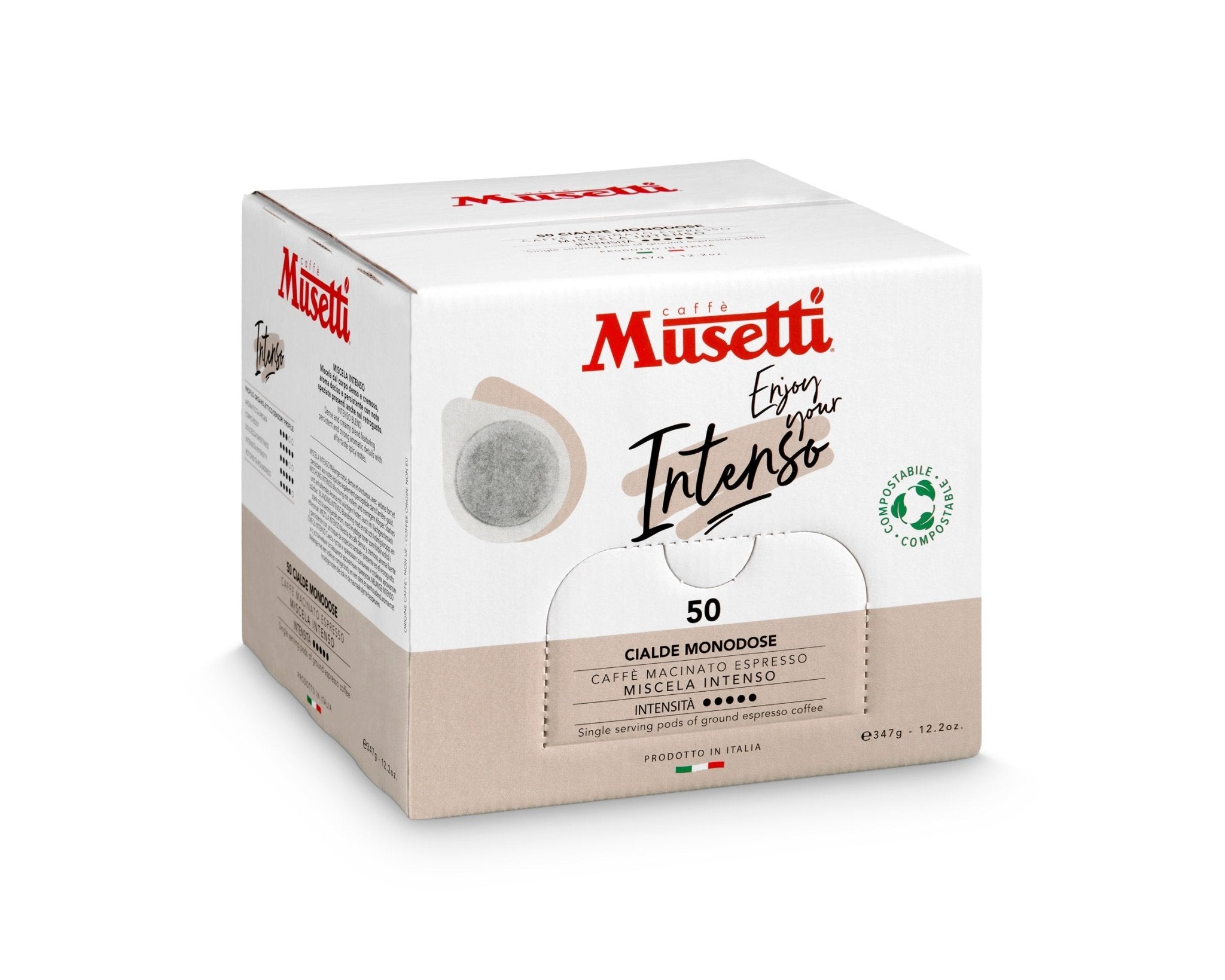 Cialde di caffè compostabili Musetti - miscela Intenso - Musetti shop