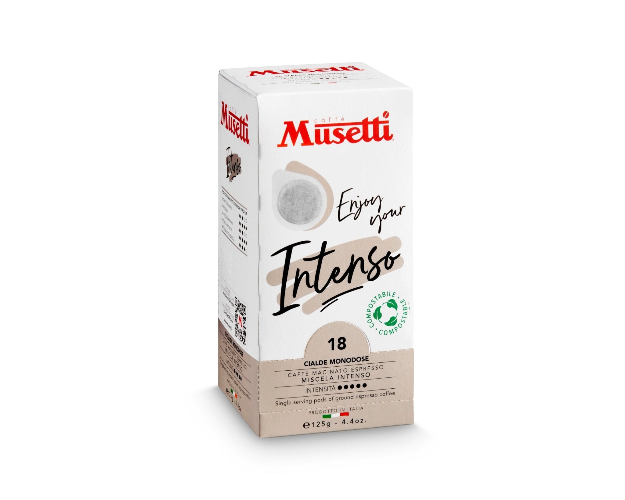 Cialde di caffè compostabili Musetti - miscela Intenso - Musetti shop