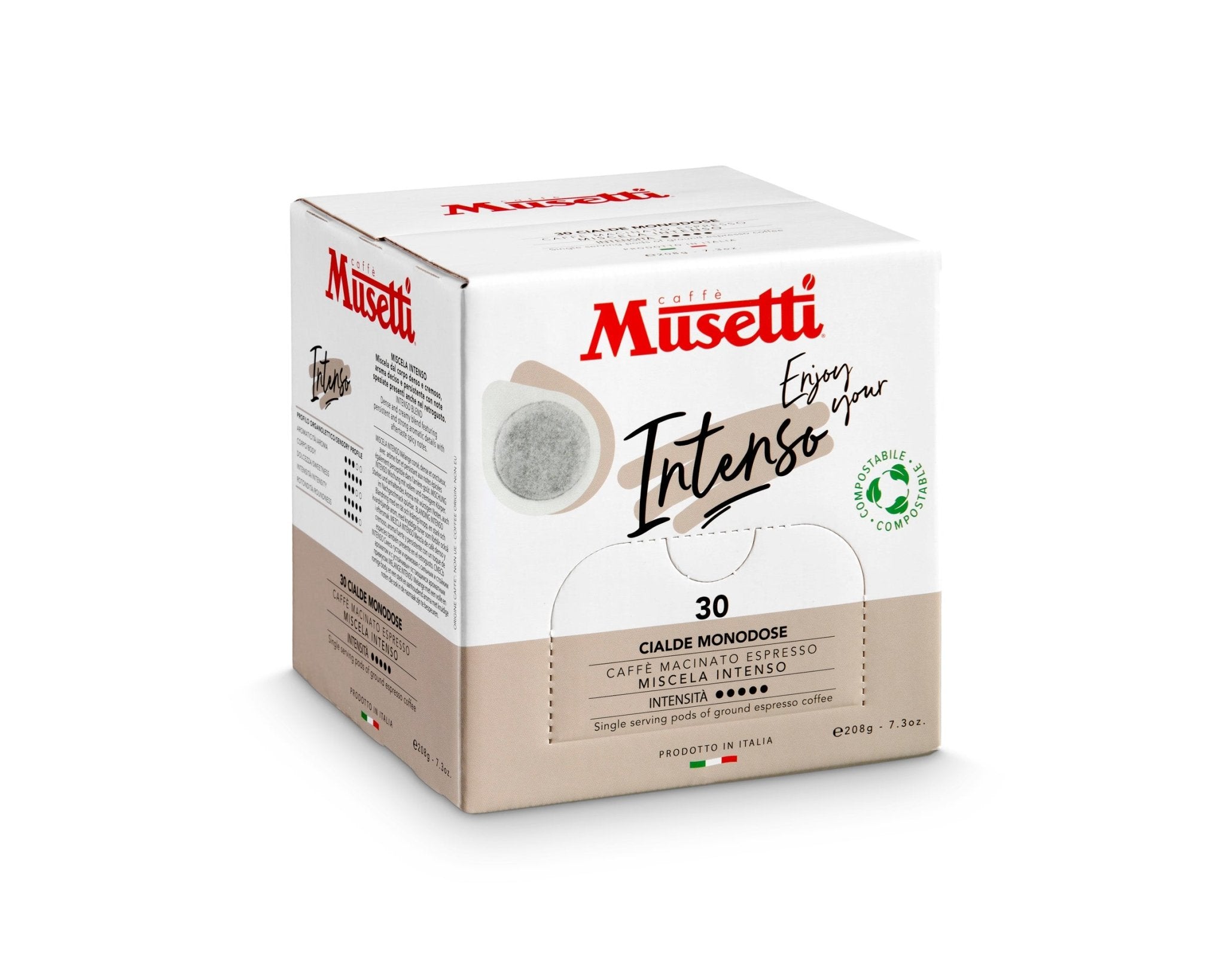 Cialde di caffè compostabili Musetti - miscela Intenso - Musetti shop