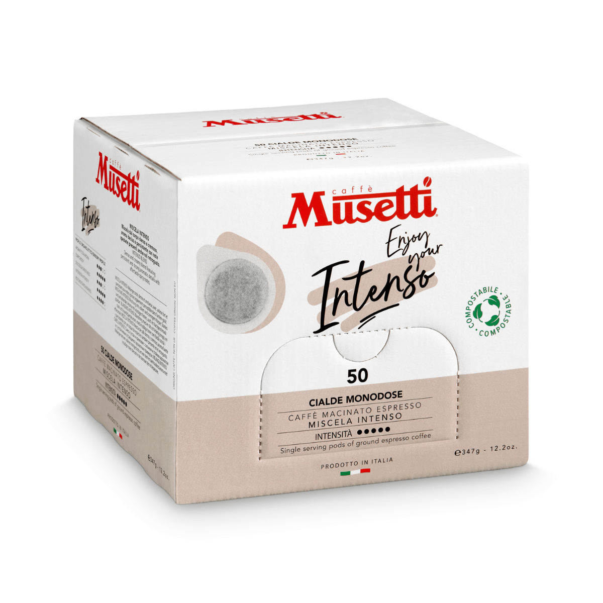 Cialde di caffè compostabili Musetti - miscela Intenso - Musetti shop