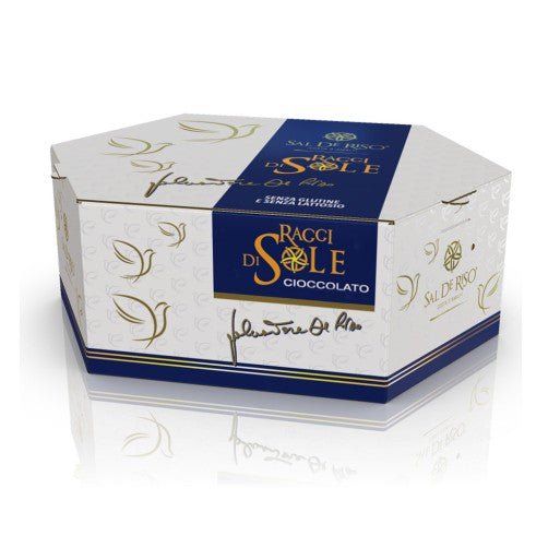 Colomba al Cioccolato Senza Glutine e Lattosio Sal De Riso - 500gr GLUTEN FREE con gocce di cioccolato fondente e glassa alle mandorle - Musetti shop