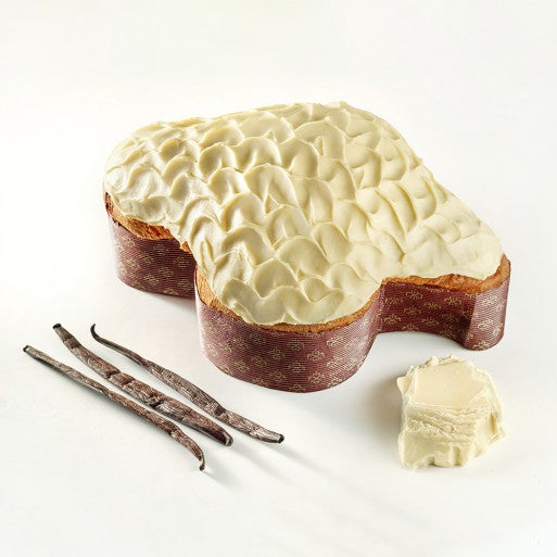 Colomba Nuvola Sal De Riso 1 kg - con gocce di cioccolato bianco e bacche di vaniglia