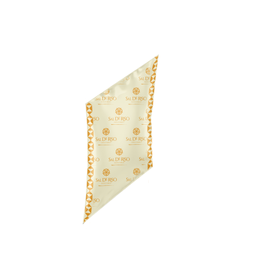 Panettone Caramello Sal De Riso, 1kg - con Gocce di Caramello, Glassa al Mou e Arachidi Pralinate - Musetti shop