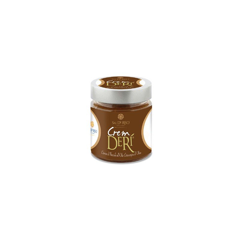 Panettone CremDeRì Sal De Riso 1kg - con Gocce di Cioccolato alla Nocciola e Vasetto di Crema CremDeRì - Musetti shop