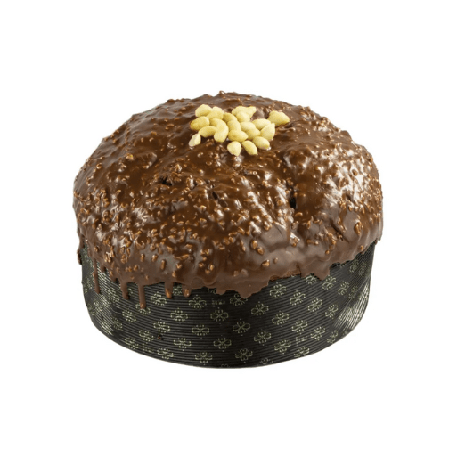 Panettone Cyber Bonfissuto, 1kg – con Crema alle Arachidi e Pesche Candite - Musetti shop