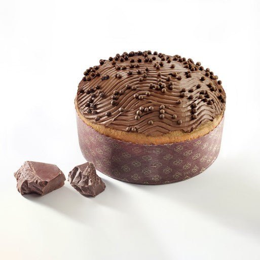 Panettone Intenso Fondente Sal De Riso, 1kg – con Crema al Cioccolato Fondente Guanaja 70% - Musetti shop