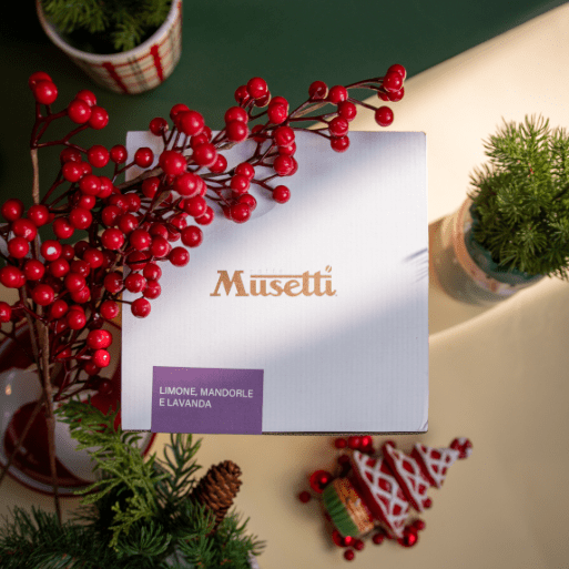 Panettone Lavanda e Limoni Canditi Musetti - 750gr - Musetti shop