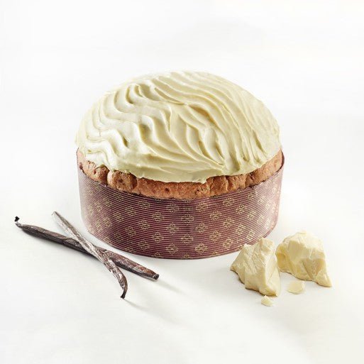 Panettone Nuvola Sal De Riso, 1kg - con Gocce di Cioccolato Bianco e Vaniglia delle Isole Bourbon e Tahiti - Musetti shop