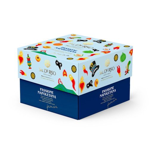Panettone Passione Napoletana Sal De Riso, 1kg – con Agrumi, Albicocca Vesuviana e Fichi del Cilento DOP - Musetti shop