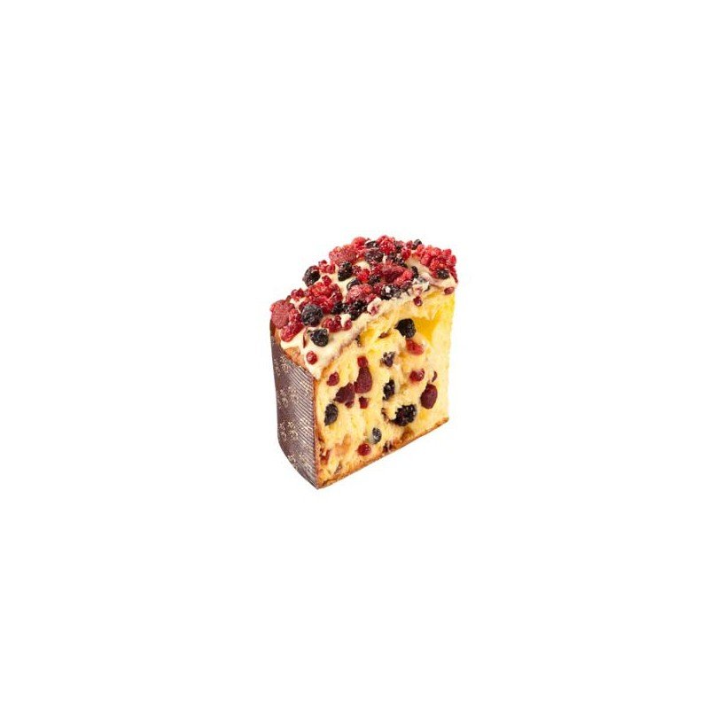 Panettone Sottobosco Sal De Riso, 1kg - con Frutti di Bosco e Crema alla Vaniglia e Rosmarino - Musetti shop