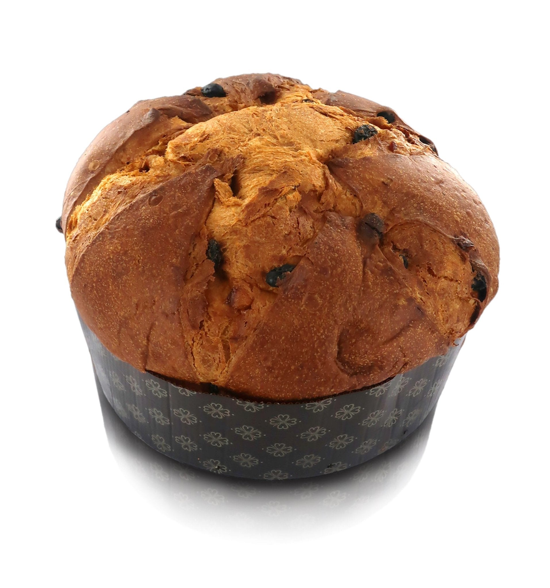 Panettone Tradizionale Musetti, 750g - Lievitazione Naturale con Uvetta e Scorze d’Arancia Candite - Musetti shop