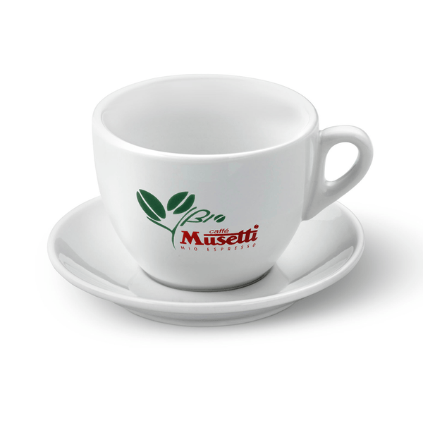 M HOME - SET 6 TAZZINE IN PORCELLANA CON PIATTINO E SUPPORTO IN ACCIAIO Home Mercury