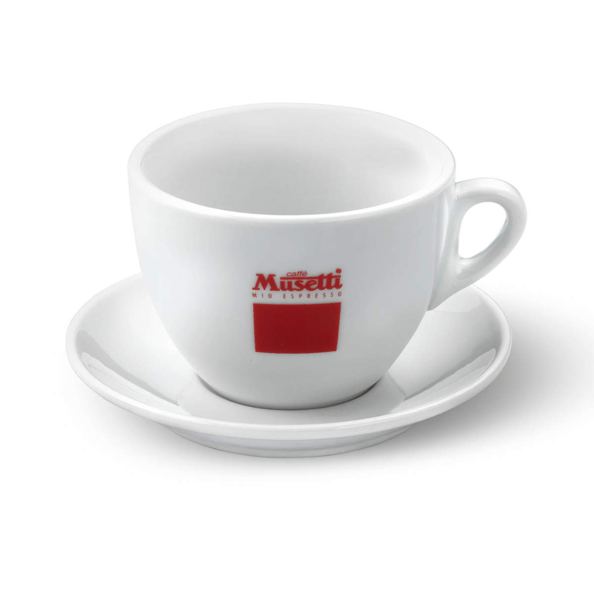 Set di 6 tazze da cappuccino Musetti con piattini - Mio Espresso - Musetti shop