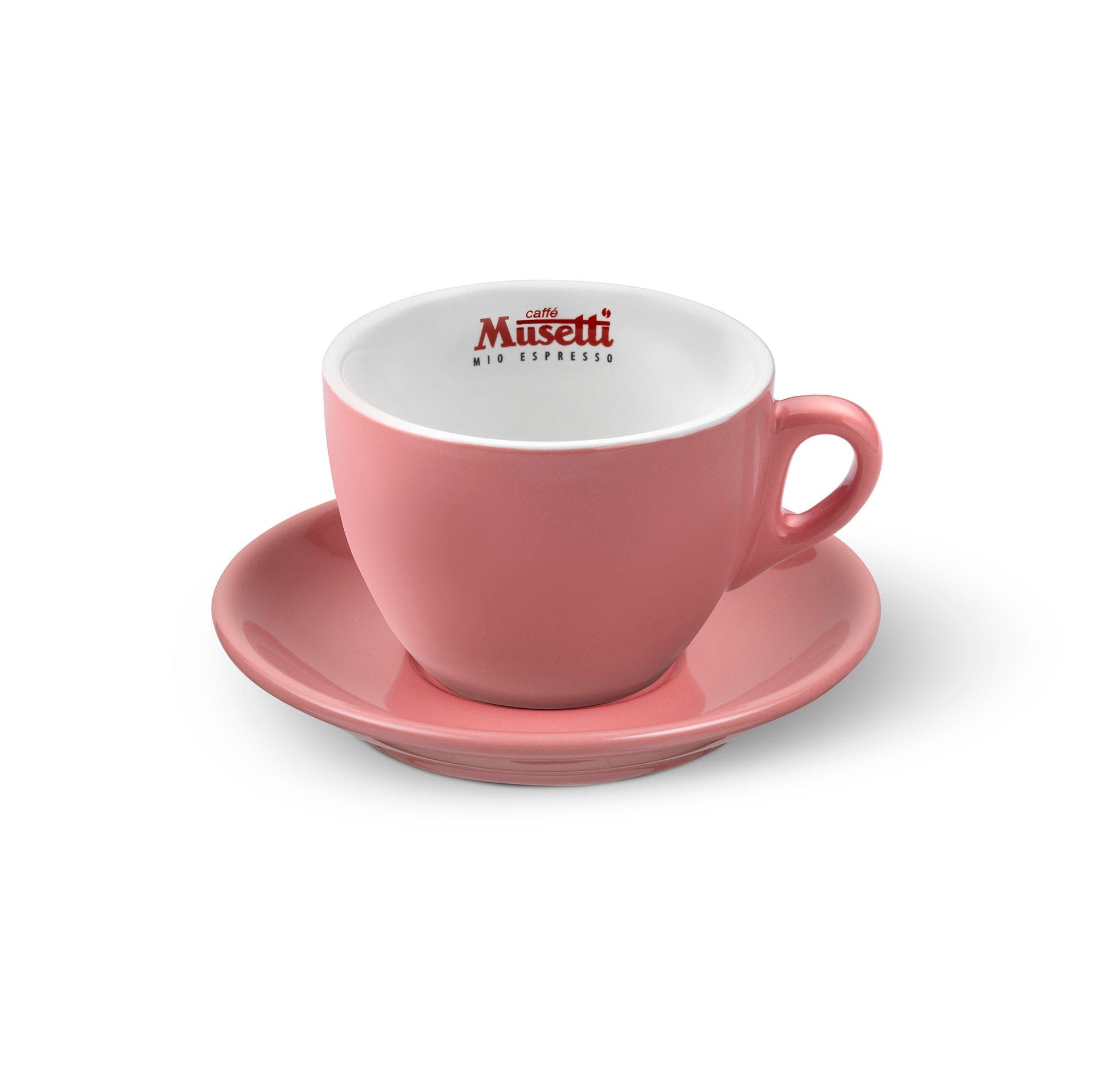 Set di 6 tazze da cappuccino Musetti con piattini - Rainbow - Musetti shop